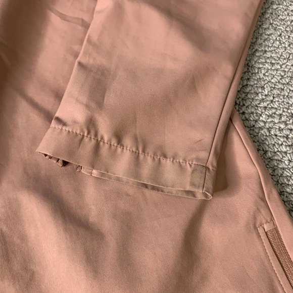 JoyLab Womens Rain Jacket Size XS Pink Long Sleeve Full Zip Snap Pocket Collared - Picture 5 of 14